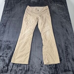 Eddie Bauer Corduroy Pants Womens 6 Tan Curvy Bootcut Tan Beige Outdoor Casual